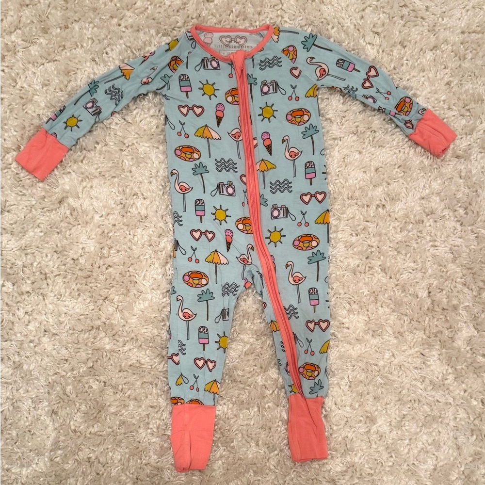 Little Sleepies | Pool Party Zippy | 6-12 months